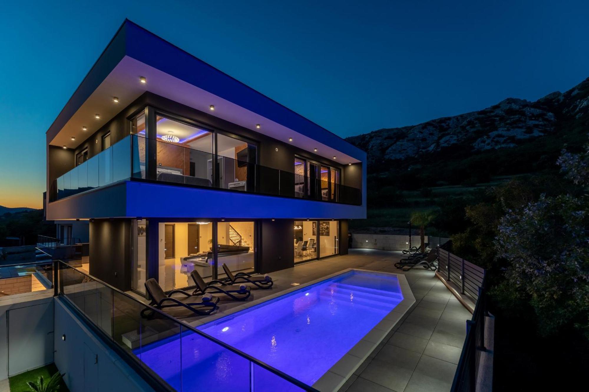 Villa Bellezza Draga Bašćanska Exterior foto